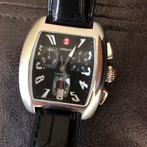 MICHELE URBAN MINI STAINLESS STEEL WOMEN'S WATCH